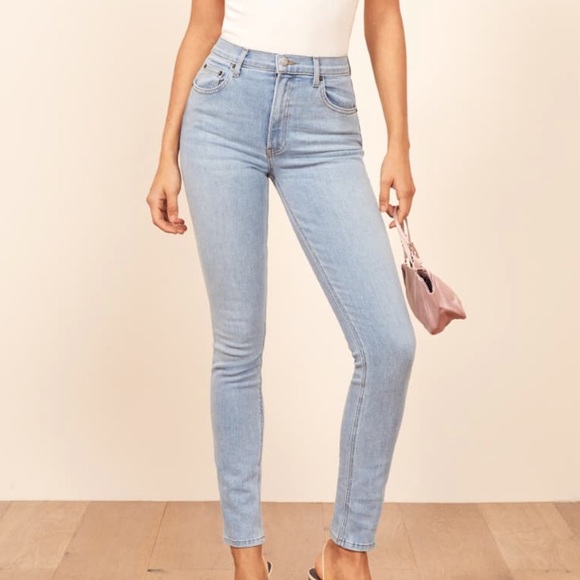 Reformation Denim - Reformation  High & Skinny Jean wash amalfi